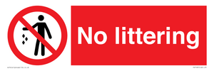 No littering